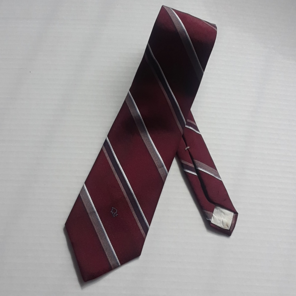 CHRISTIAN DIOR VINTAGE SLIM NECKTI👔